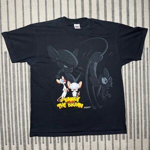 Vintage 1995 Pinky and the Brain Warner Bros Tee – 90s Single Stitch